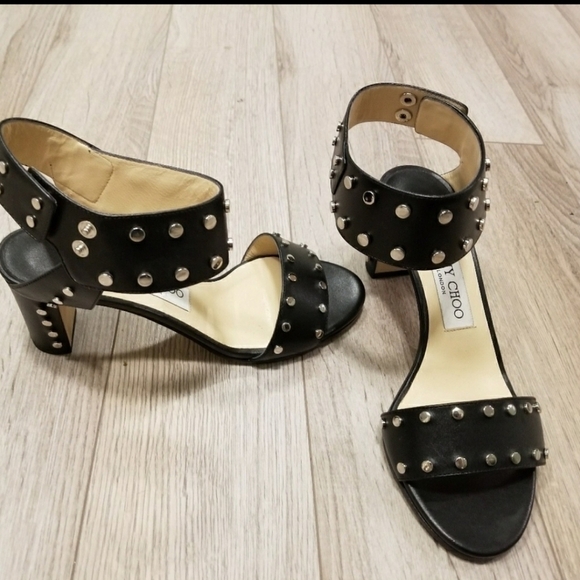 NWOB Jimmy Choo Veto Heeled Sandals Authentic - Picture 1 of 8